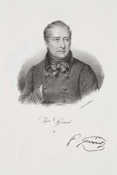 François Gérard festő portréja alkotó: Francois Seraphin Delpech