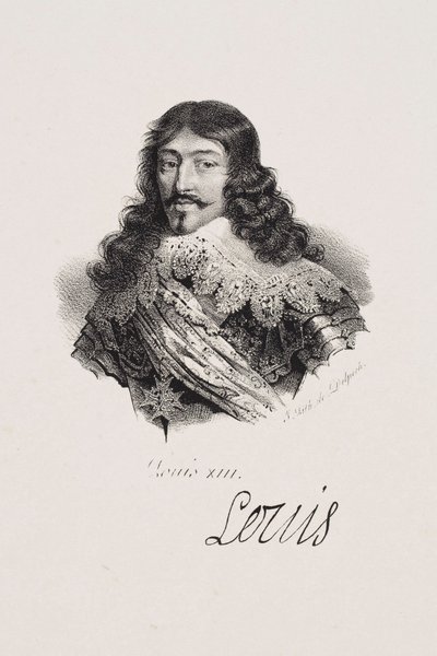 XIII. Lajos király portréja alkotó: Francois Seraphin Delpech