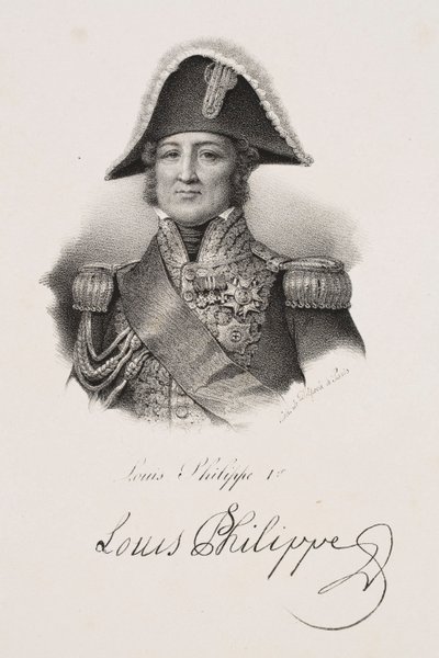 Louis-Philippe király portréja alkotó: Francois Seraphin Delpech