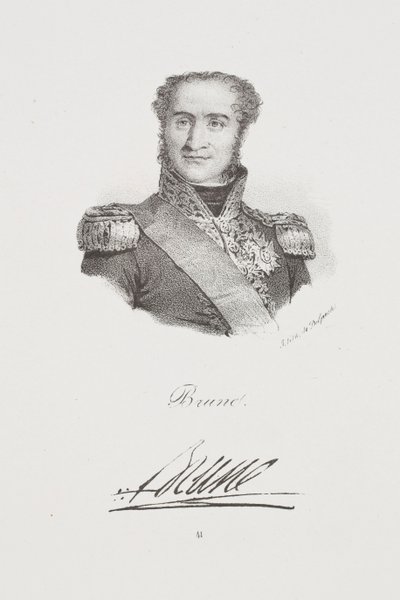Guillaume Brune marsall portréja alkotó: Francois Seraphin Delpech