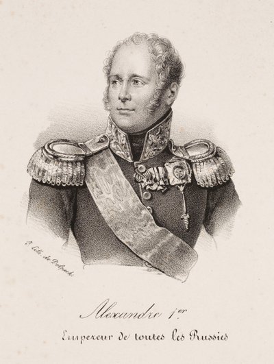 I. Sándor orosz cár portréja alkotó: Francois Seraphin Delpech