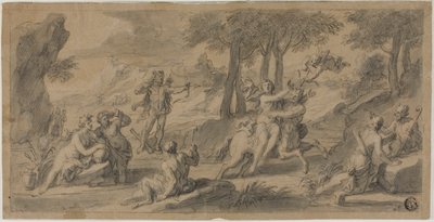 A kentaur Nessus repülése Dejaninával alkotó: Francois Verdier