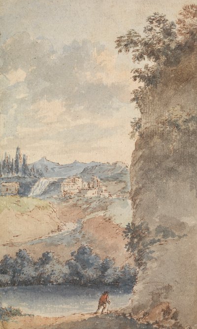 Olasz táj alkotó: Francois Vivares