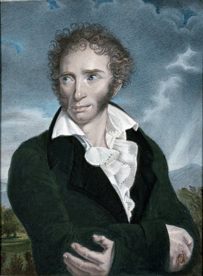 Ugo Foscolo portréja alkotó: Francois Xavier (after) Fabre