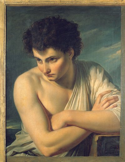 Arkádiai juhásznak öltözött fiatalember alkotó: Francois Xavier Fabre