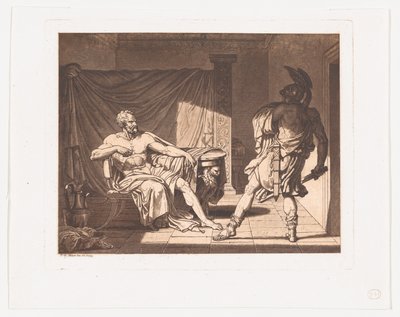 Marius Minturnae-ban, kb. 1796-1800. alkotó: Francois Xavier Fabre