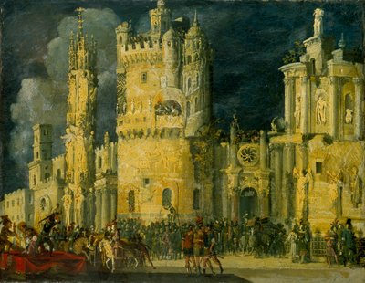Egy női szent vértanúsága, 17. század eleje alkotó: Francois de Nome