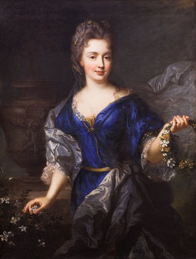 Marie-Anne de Bourbon,Conti hercegnő portréja,1690 (olaj, vászon) alkotó: Francois de Troy