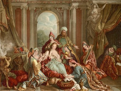 Eszter a királynak van feldíszítve alkotó: Francois de after Troy