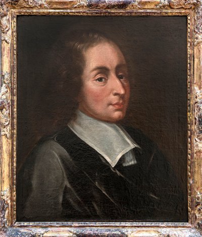 Blaise Pascal portréja - Blaise Pascal portréja, François II Quesnel (1637-1699) - Clermont-Ferrand alkotó: Francois the Younger (after) Quesnel