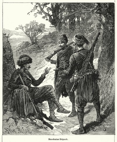 Macedón brigantik (metszet) alkotó: Frank (after) Feller