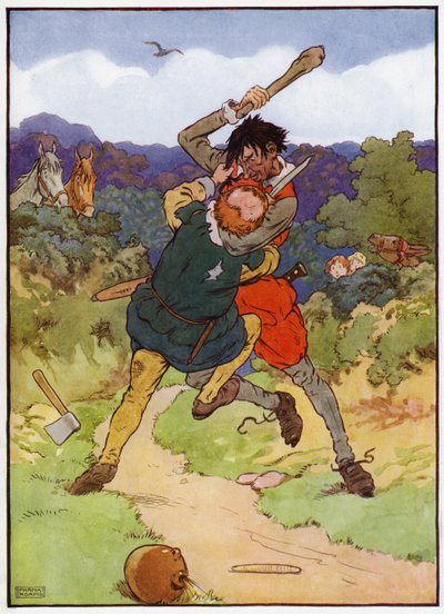 Illusztráció: Babes in the Wood (színes litó) alkotó: Frank Adams