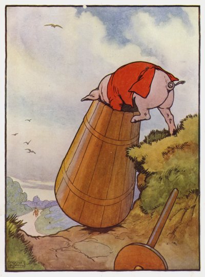 Illusztráció a három kismalachoz alkotó: Frank Adams