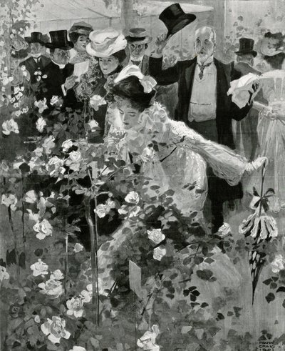 A Királyi Kertészeti Társaság bemutatója a Temple Gardensben alkotó: Frank Craig