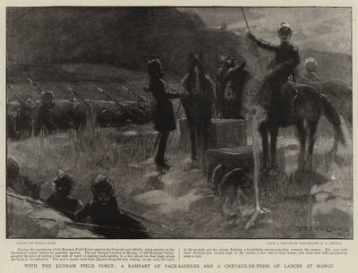 A Kurram Field Force-val, egy Pack-Saddles sánccal és egy Chevaux-de-Frise of Lances Hanguban alkotó: Frank Craig