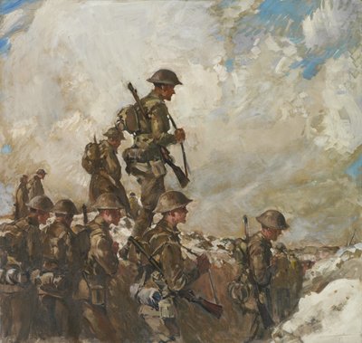 A nedveken keresztül Pozieresig, 1918 körül (olaj, vászon) alkotó: Frank Crozier