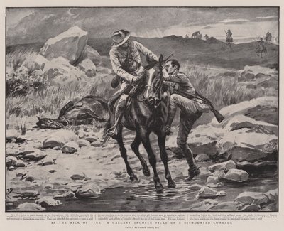 A Nick of Time-ban egy Gallant Trooper felveszi a Leszállt elvtársat alkotó: Frank Dadd