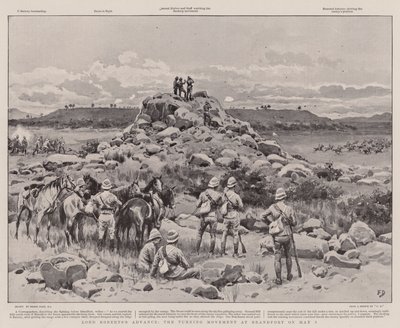 Lord Roberts előrenyomulása, a Brandfortnál május 3-án bekövetkezett fordulat alkotó: Frank Dadd