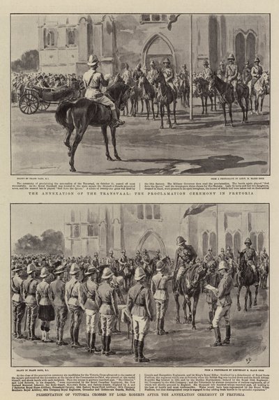 A Transvaal annektálása alkotó: Frank Dadd
