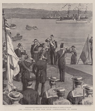 Az új főbiztos érkezése Krétára alkotó: Frank Dadd