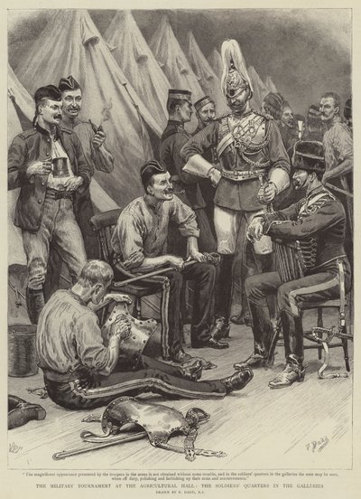 Katonai torna a Mezőgazdasági Csarnokban, a Katonanegyed a Galériákban alkotó: Frank Dadd