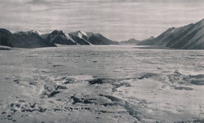 Teljesen jéggel teli Outlet Glacier Valley, 1911, 1913 alkotó: Frank Debenham