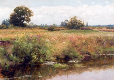 Surrey-i táj (festmény) alkotó: Frank Dicksee