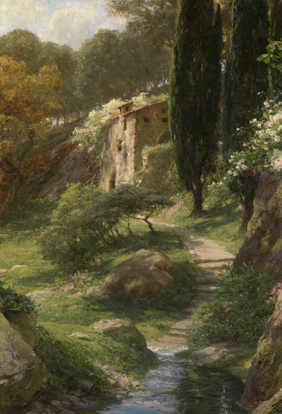 The Old Mill at La Mortola (Oil on panel)   1324509   hu       hungarian Successfully Translated  Original: Young Man Walks in as Two Courtesans Read Love Letter Translat: Young Man Walks in as Two Courtesans Read Love Letter 1291933 hu hungarian Successfu alkotó: Frank Dicksee