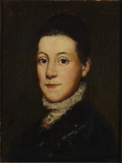 Egy nő portréja alkotó: Frank Duveneck