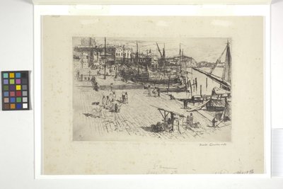 Riva Degli Schiavoni (1. tábla) (tinta) alkotó: Frank Duveneck