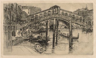 A Rialto, Velence alkotó: Frank Duveneck