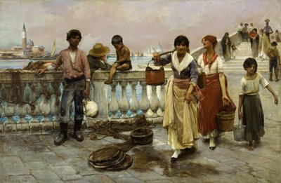 Vízszállítók, Velence alkotó: Frank Duveneck
