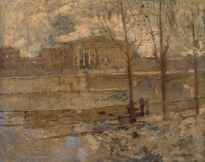 Képviselőház ködben, n.d. alkotó: Frank Edwin Scott