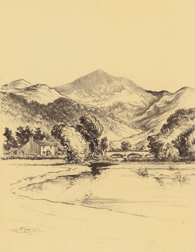 A Duddon völgye (litográfia) alkotó: Frank Greenwood