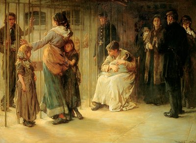 Newgate: Kipróbálva, 1878 alkotó: Frank Holl