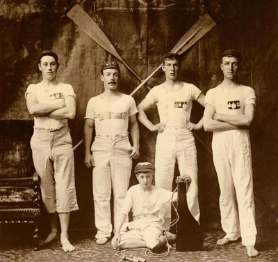Whitby Friendship Rowing Club Crew, Whitby, Anglia. 1901 alkotó: Frank Meadow Sutcliffe