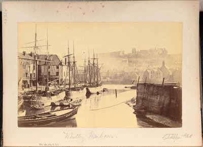 Whitby kikötője alkotó: Frank Meadow Sutcliffe