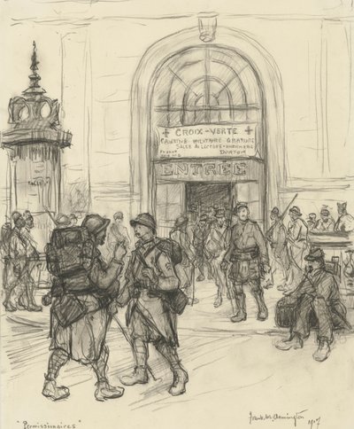 Engedélyesek, 1917 alkotó: Frank Milton Armington