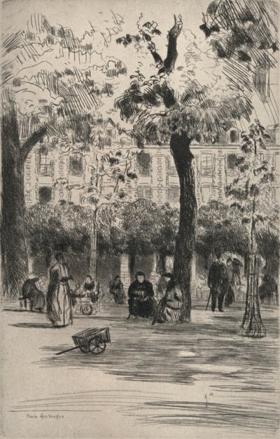 Place des Vosges, 1915 alkotó: Frank Milton Armington