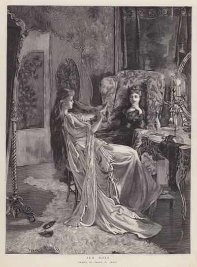 Sub Rosa (Litho) alkotó: Frank Otis Small