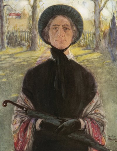 Miss Betsey Trotwood (színes litográfia) alkotó: Frank Reynolds