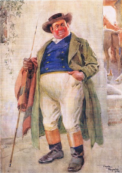 Mr Weller senior (Pickwick Papers) (színes litográfia) alkotó: Frank Reynolds