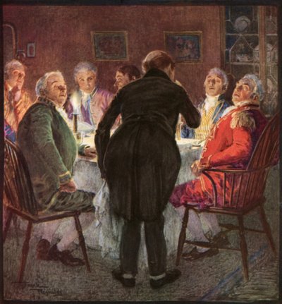 Sam Weller részt vesz egy Select Soiree-n (színes lithó) alkotó: Frank Reynolds