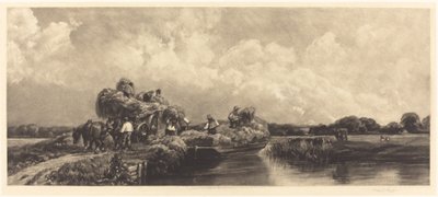 Egy római csatorna alkotó: Frank Short, after Peter De Wint