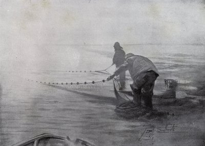 Norfolk Broads: Smelt-fishing, Breydon alkotó: Frank Southgate