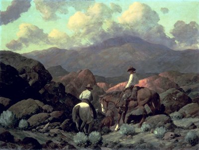 A Jackson Hole Countryba alkotó: Frank Tenney Johnson