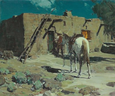 A kéretlen vendég alkotó: Frank Tenney Johnson