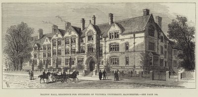 Dalton Hall, a Victoria Egyetem hallgatóinak rezidenciája, Manchester alkotó: Frank Watkins
