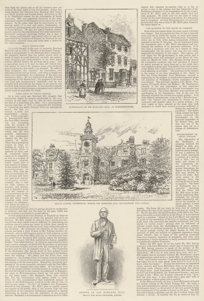 Sir Rowland Hill és Penny Postage, egy emlékezetes jubileum alkotó: Frank Watkins