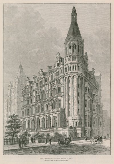 Nemzeti Liberális Klub, Whitehall Place alkotó: Frank Watkins